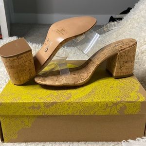 Clear Mix No. 6 block heel